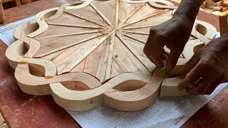 Artistic Woodworking Design // How To Arrange Pieces Of Wood Into A Amazingly Beautiful Coffee Table