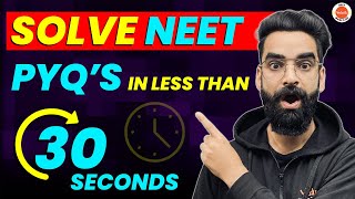 NEET 2023 Chemistry - Solve NEET PYQs in Less Than 30 SECONDS 😱🔥|  NEET Chemistry PYQs | Wassim Sir