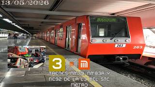 TRENES NM79, NM83A Y NE92 DE LA L3 DEL STC METRO