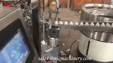 Automatic 502 super glue filling capping machine
