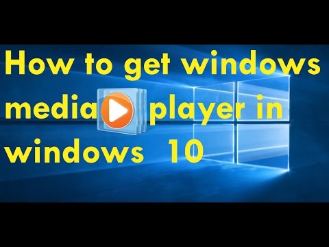 Install windows media player