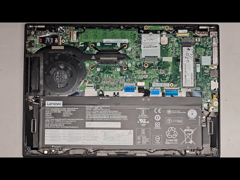 Lenovo ThinkPad T490s Disassembly *No RAM* SSD Hard Drive Upgrade