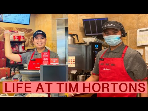 A Day of Working at TIM HORTONS