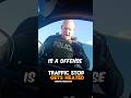 Traffic stop escalates as tensions rise.