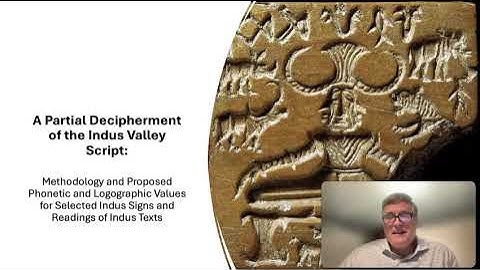 Lecture 1: Introduction to a partial decipherment of the Indus Valley script