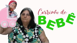 CARRINHO DE BEBÊ DECORATIVO