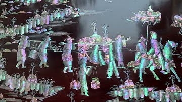 Bức tranh vinh quy về nam định chí có 27 triệu thôi quý vị ạ#tranh khảm ốc