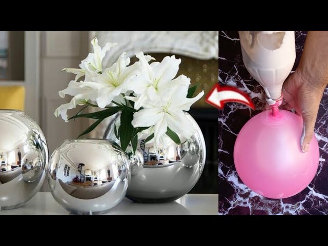 How to Make an Inexpensive Papier-Mâché Vase with Balloons