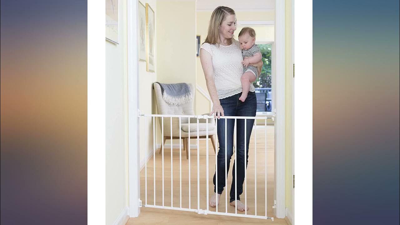 Qdos Extending SafeGate Baby Gate Meets Tougher European Standards Angle Mount revieww YouTube