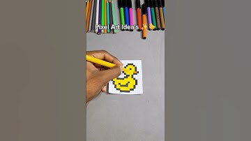 Duck Pixel Art Idea