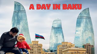 CRAZY ADVENTURE IN AZERBAIJAN 🇦🇿 I HAYDER ALIYEV I CARPET MUSIUM I FLAME TOWERS 🔥🔥
