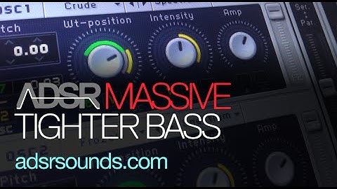 NI Massive Tutorial - Tighter Bass Sounds in The Mix
