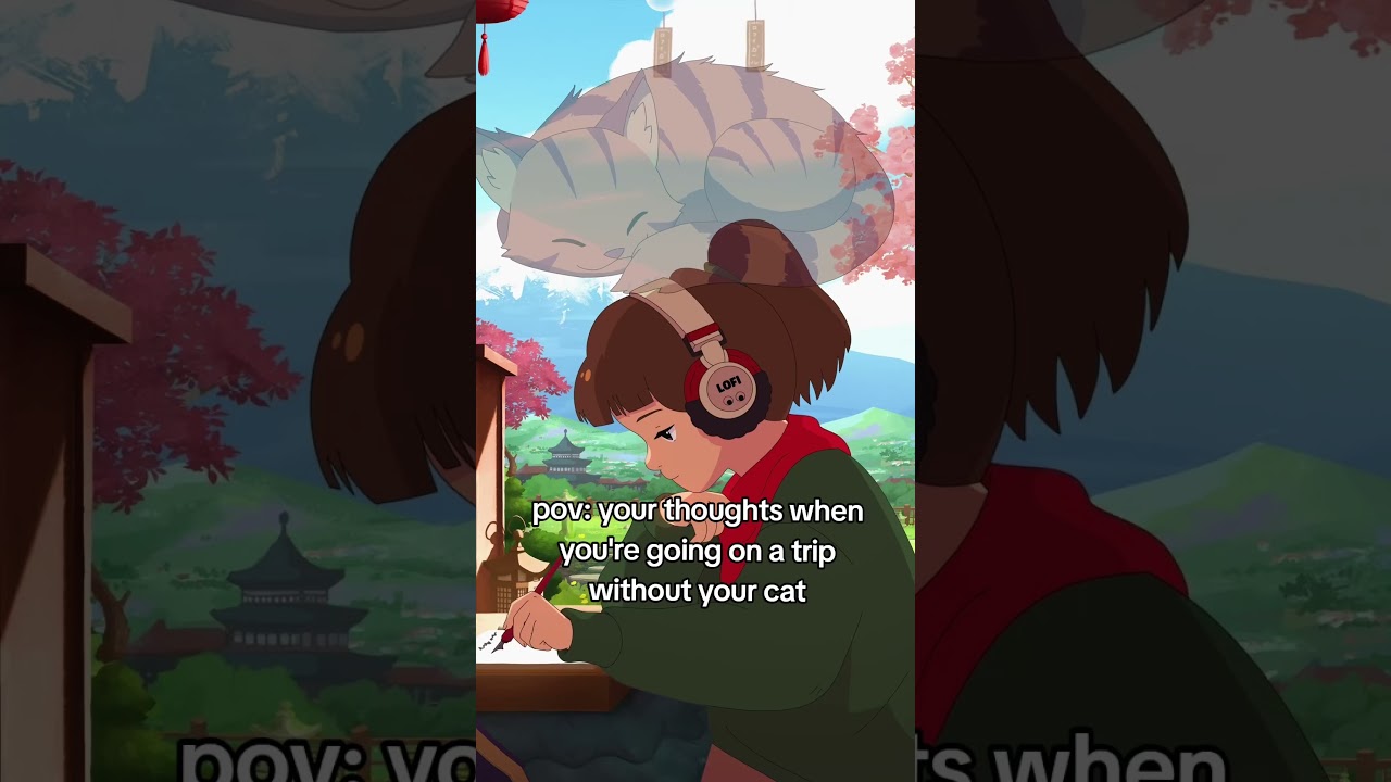 that's why i take him everywhere now 🧡 #lofigirl #catshorts