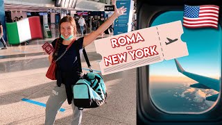 FLYING INTERNATIONALLY FROM ITALY TO USA during COVID-19! FULL TRAVEL EXPERIENCE! (travel vlog)