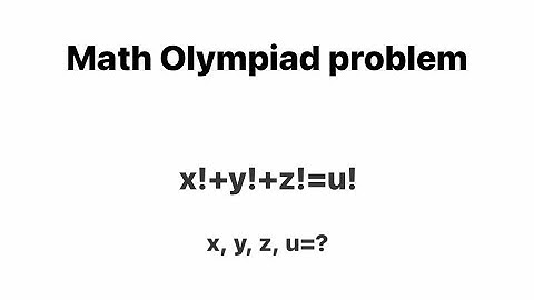 Canada - math Olympiad question | can you solve this? #mathematics #maths #olympiad