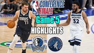 Dallas Mavericks vs Minnesota Timberwolves Playoffs Game 5 Highlights | May 29, 2024 | 2024 NBA