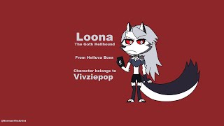 Loona From Helluva Boss in my art-style