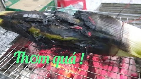 Cá lóc đồng nướng lá chuối. Thơm ngất ngây, ngọt lịm!