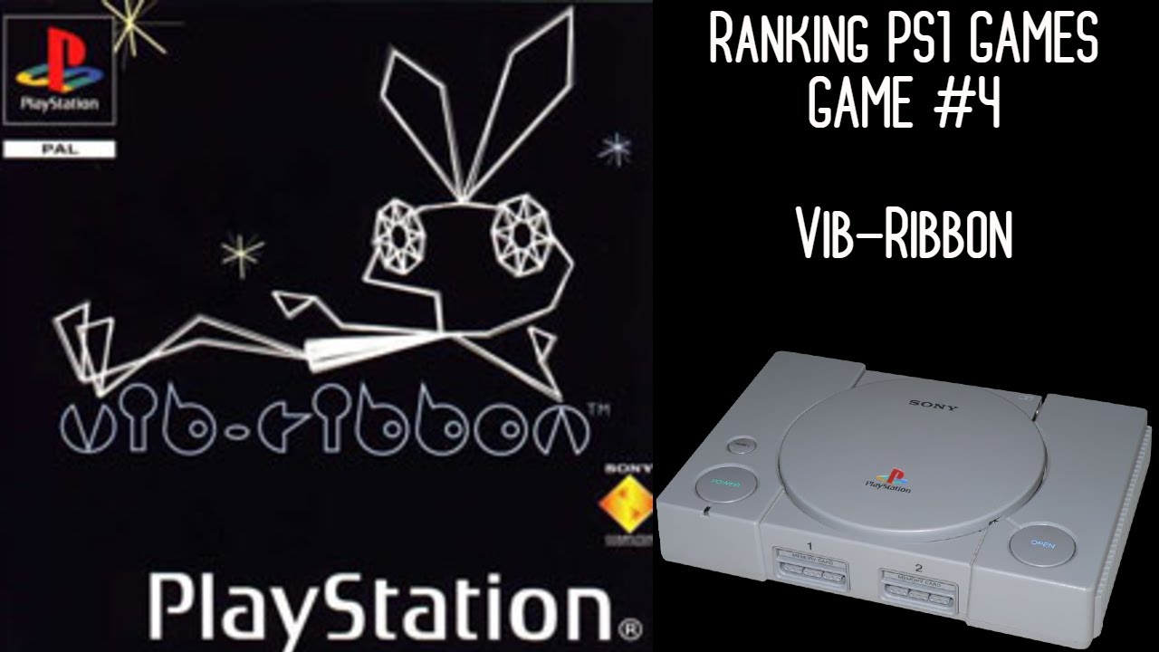 Vib Ribbon Sur PlayStation 1 – Version Pal – Jeu D’occasion