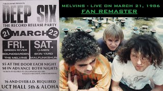 Melvins - Live at &#39;Deep Six&#39; Record Release Party 1986 - Fan Remaster