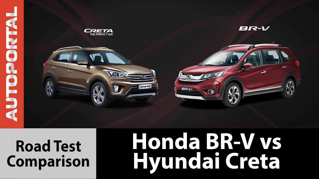 Honda Br V Vs Hyundai Creta Test Drive Comparison Autoportal Youtube