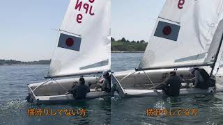 470 軽風ロールタック sailing tack