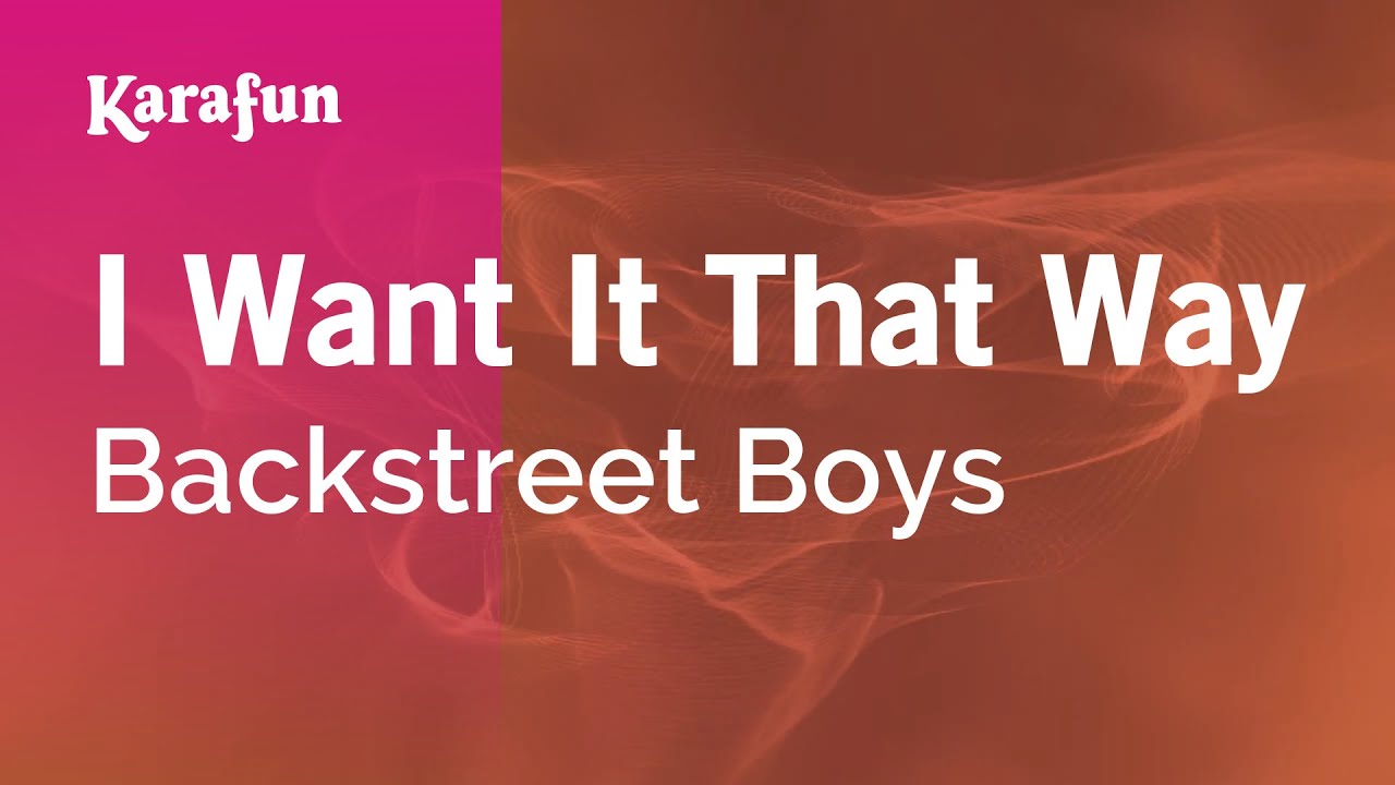 backstreet boys i want it that way mp3 frxo