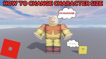 How To Change Character Size Roblox (Increase every second)