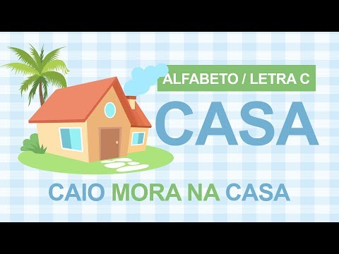 Aprendendo a formar palavras com a letra C do alfabeto. Educativo infantil