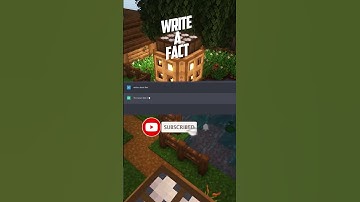 write a fact#2 #shorts #chatgpt #minecraft