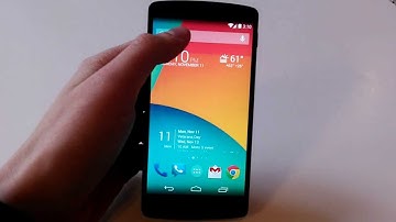 Android 4.4 KitKat Search Bar