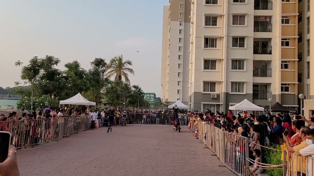 Prestige Bagamane temple bells bike stunts(2)