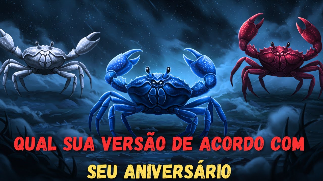 OS 3 TIPOS DO SIGNO CÂNCER 🦀 QUAL DELES VOCÊ É DE ACORDO COM SEU ANIVERSÁRIO?