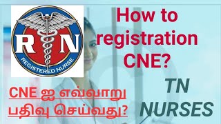 Tamil nadu Cne credit hours/registration / nursing council