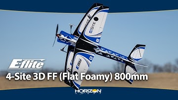 E-flite 4-Site 3D FF (Flat Foamy) 800mm