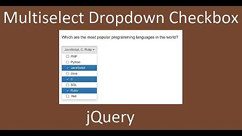 Multi Select Dropdown with Checkbox with jQuery and PHP