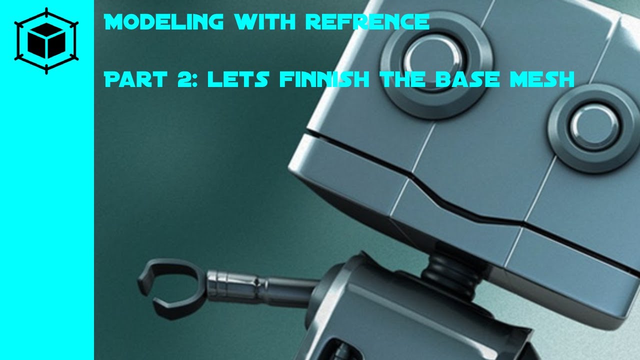 Modelling a character with reference. Lets finish of the base mesh