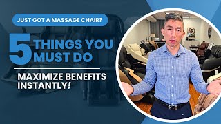 The First Things You MUST Do With Your Massage Chair
