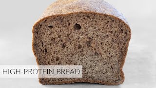 Healthy HIGHPROTEIN BREAD | No Grains, No Eggs, No Dairy, No Nuts, No Yeast