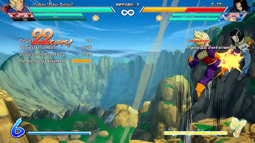 DBFZ Vegeta SSJ combo lvl1/assist C-17