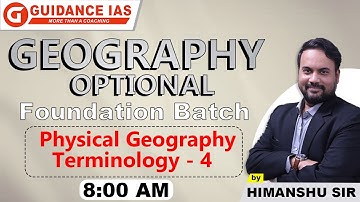 Geological Time Scale | GEOGRAPHY OPTIONAL | Physical Geography Terminology | BY Himanshu Sir