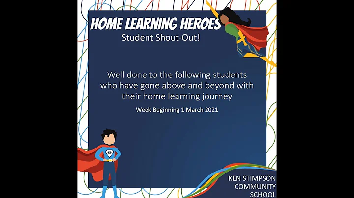 Home Learning Heroes - Week Beginning 1 March