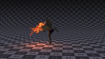 Houdini Pyro Fire Sword Character Fx （hip file）