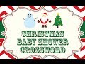 Christmas Baby Shower Games - Free Christmas Baby Shower Printables