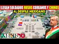 MIRA: Asi desfilan militares extranjeros en Mexico,19 paises entre ellos China,Cuba,Nepal,Brasil,ne