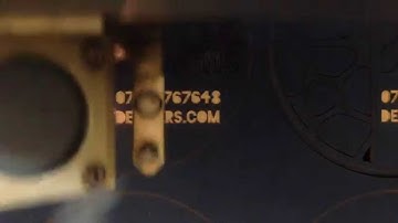 Crazy epilog laser noises...