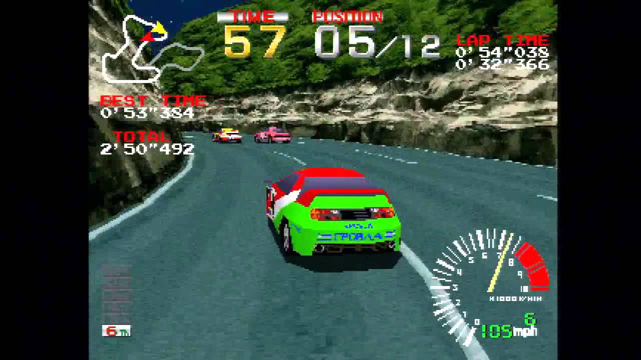Ridge Racer - Original Playstation (Mid-Level Course) - YouTube