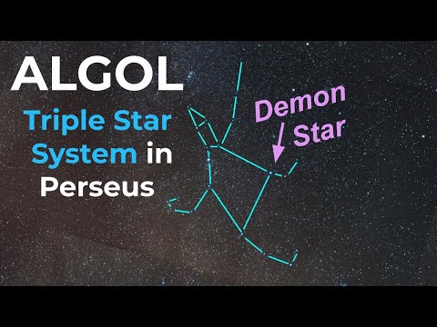 How to find Algol the Demon Star in the Constellation of Perseus