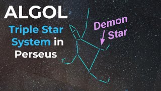 How to find Algol the Demon Star in the Constellation of Perseus