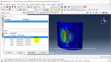 ABAQUS Tutorial | RIKS(arc-length method) Analysis | Buckling of Stiffened Composite Panel | 16-23